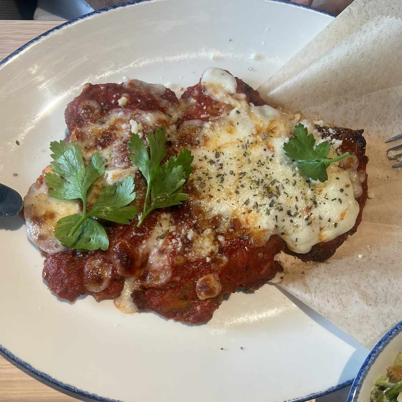 Secondi Piatti - Milanesa de pollo