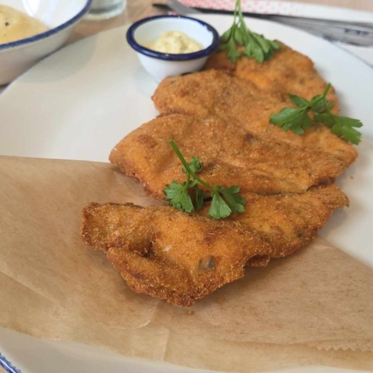 Secondi Piatti - Milanesa de pollo