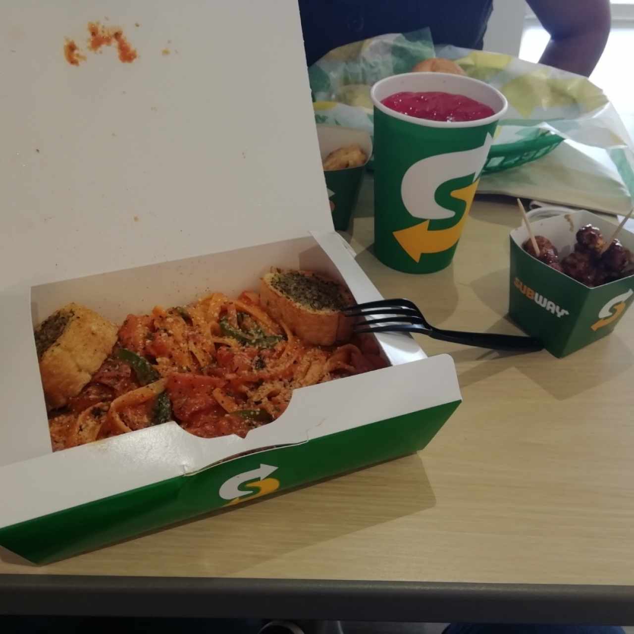 Pasta en salsa rosada 