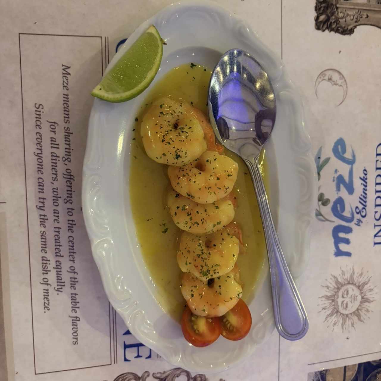 Entradas Frías - Garides Marinates