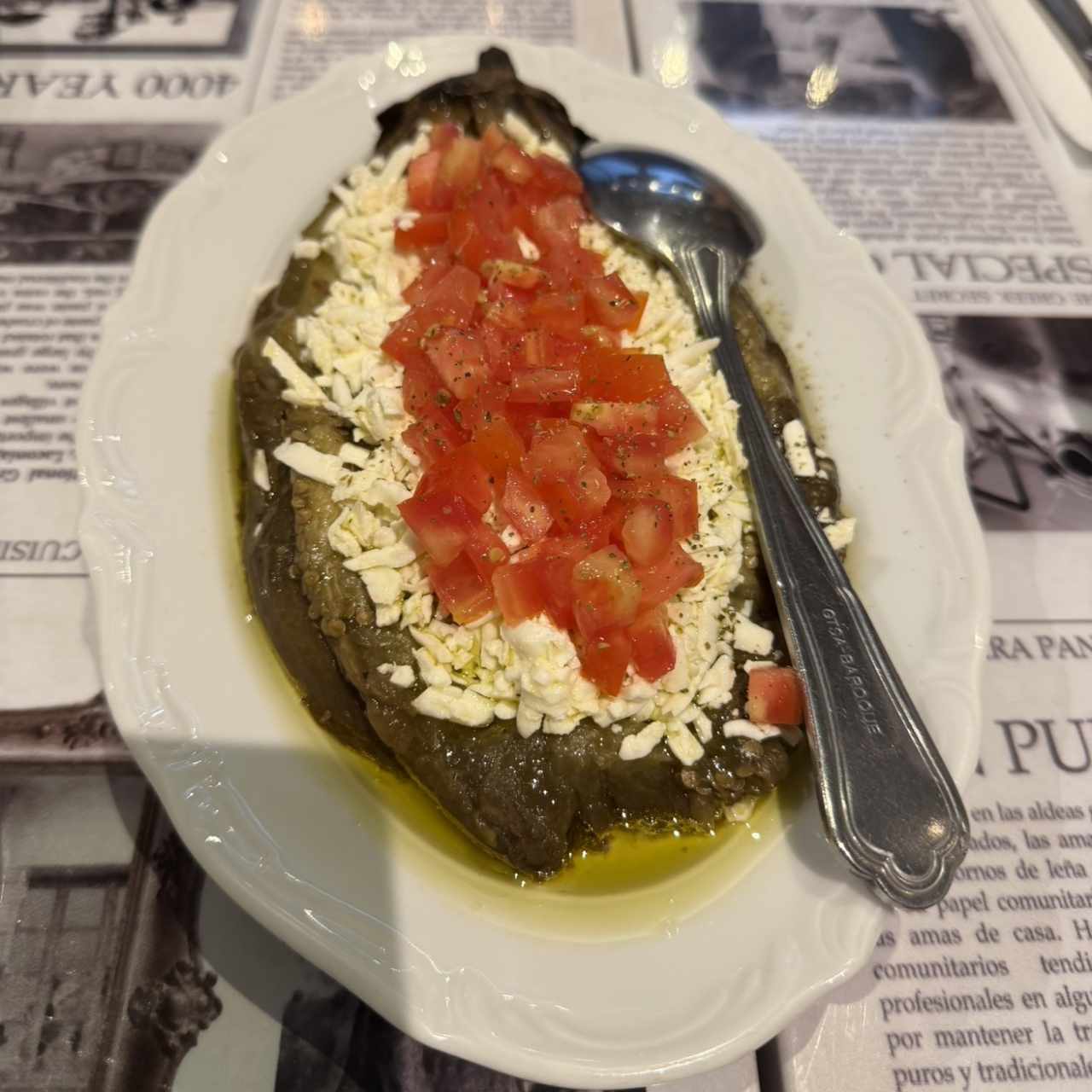 Berenjena rellena