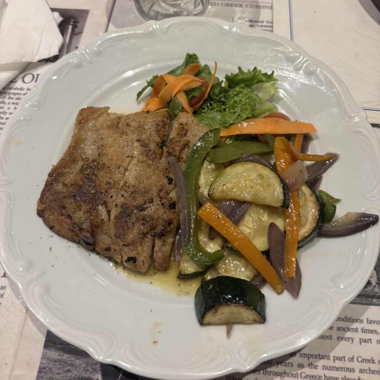 Fileto Psari Ladolemono