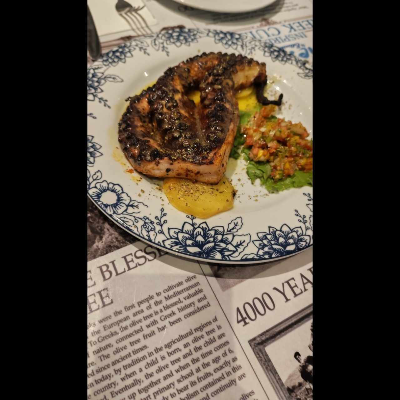 Pulpo a la brasa