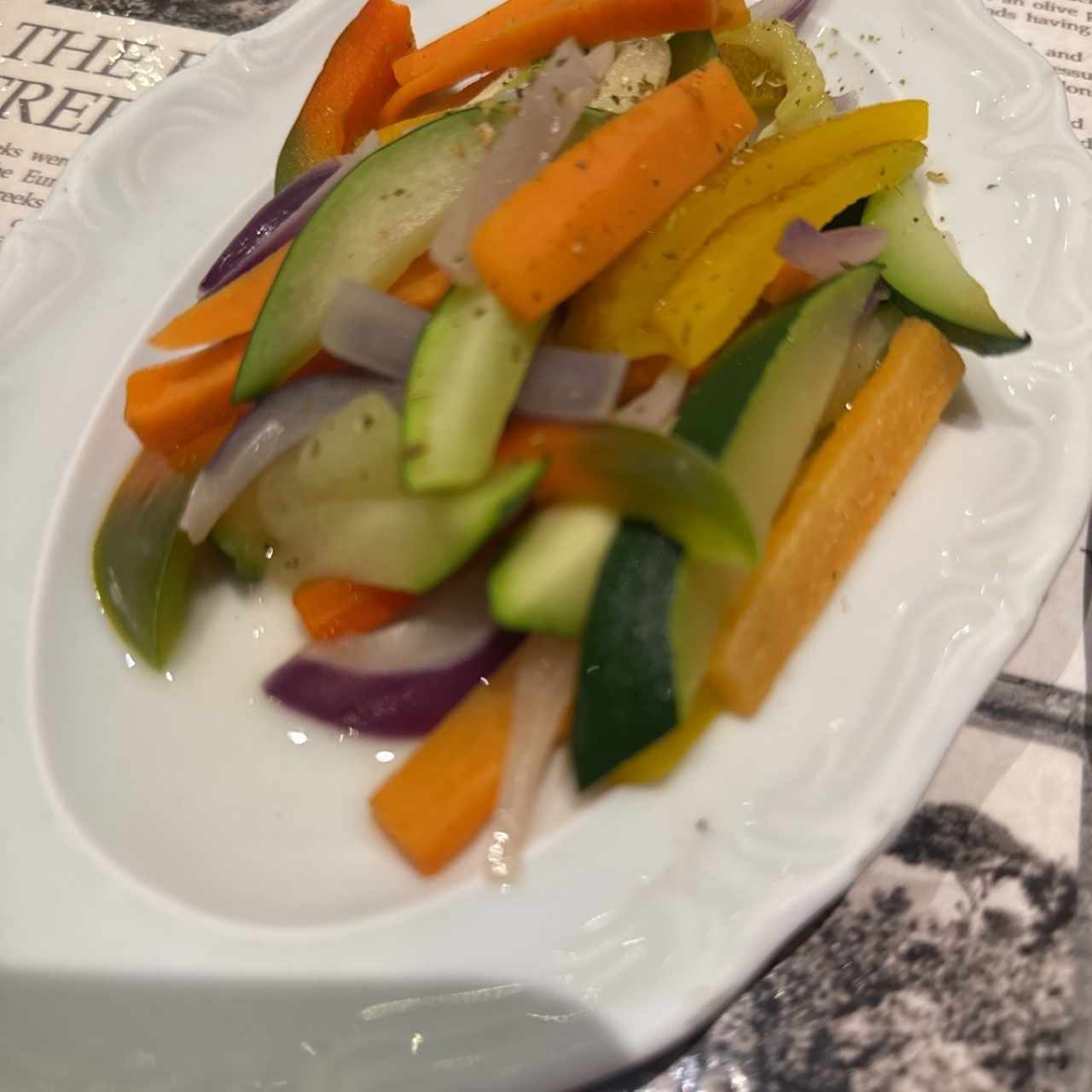 Vegetales hervidos