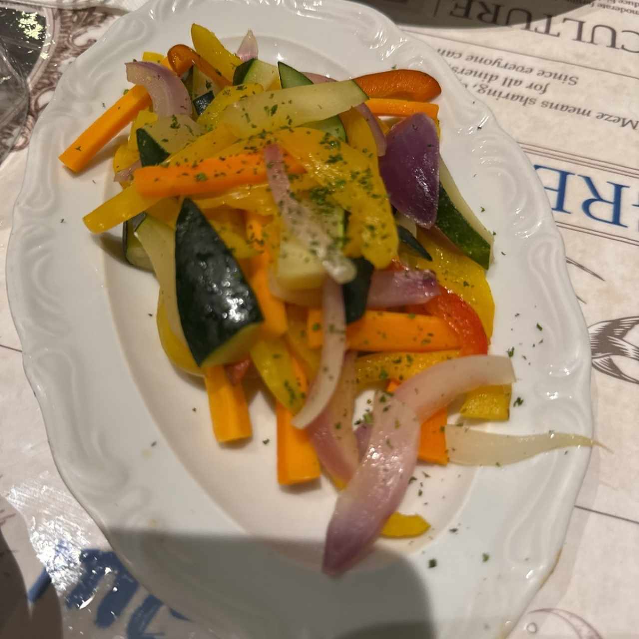 Vegetales hervidos