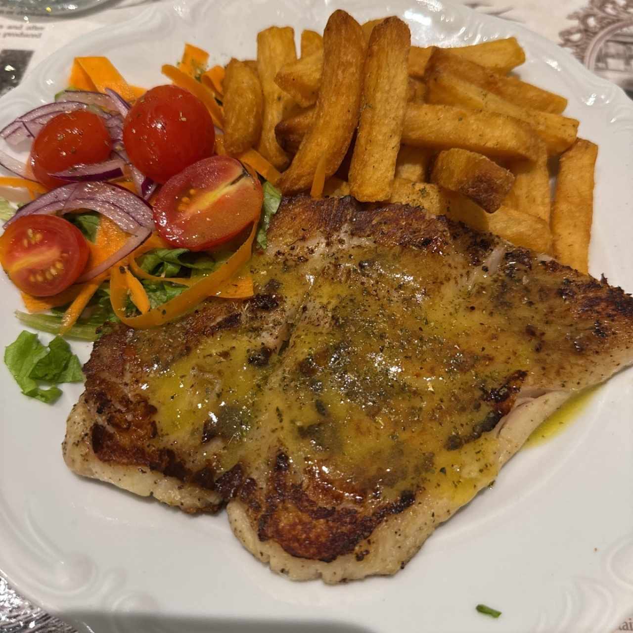 Fileto Psari Ladolemono