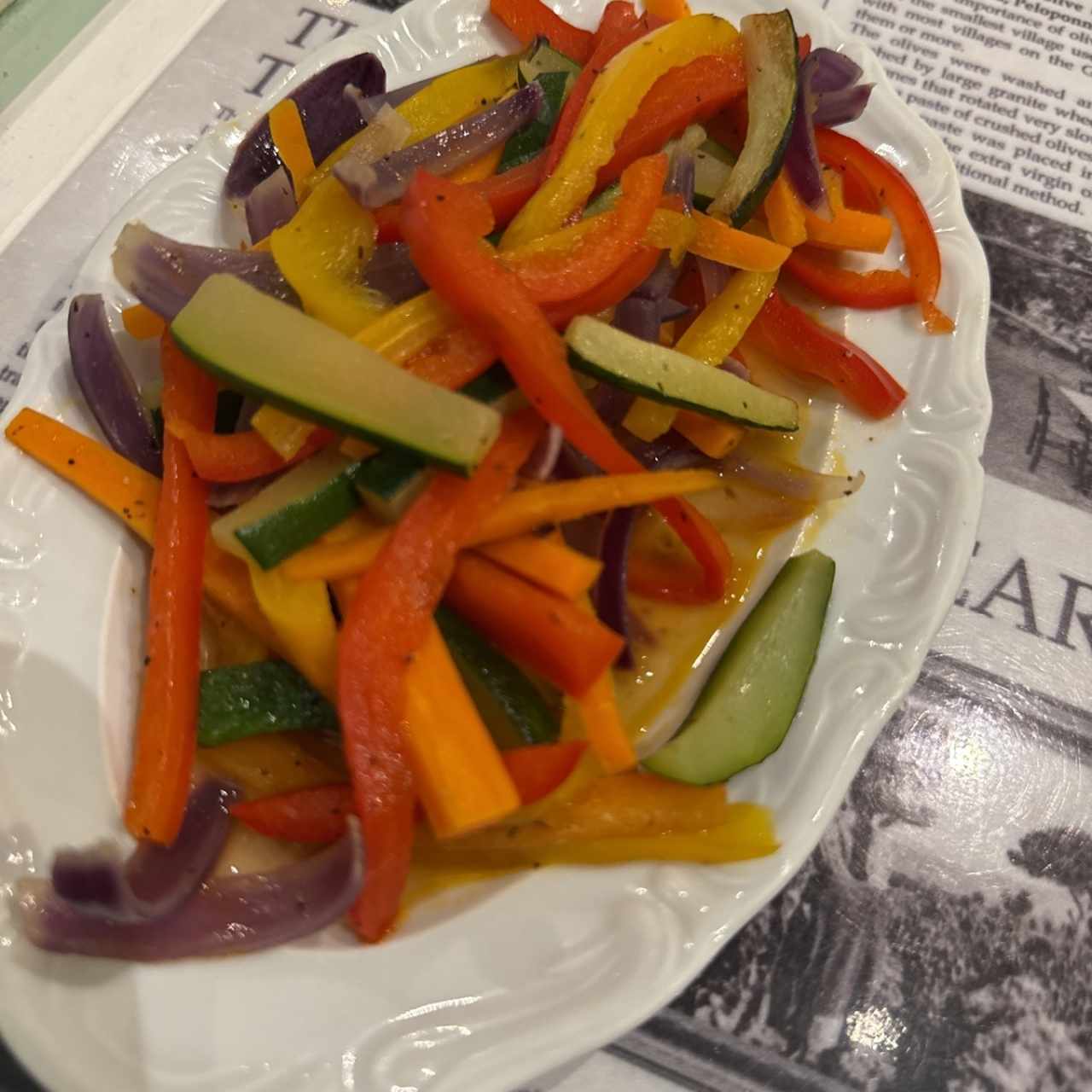 Vegetales salteados 