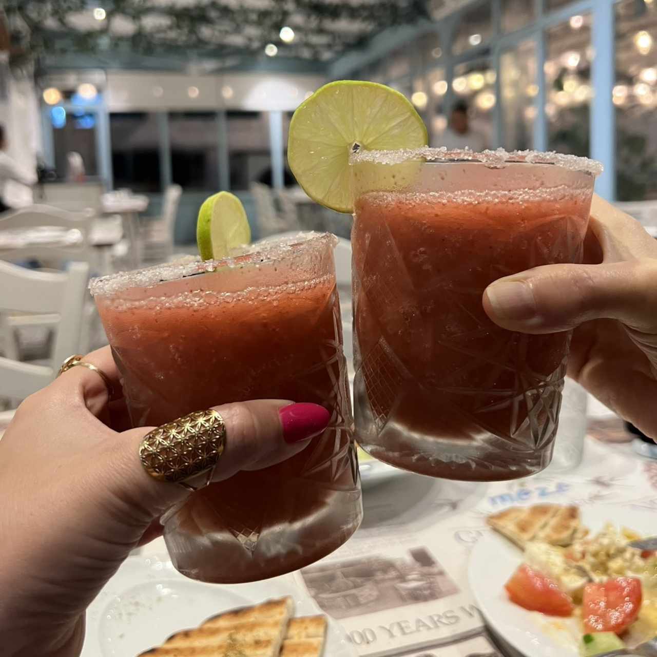 Margaritas de fresa