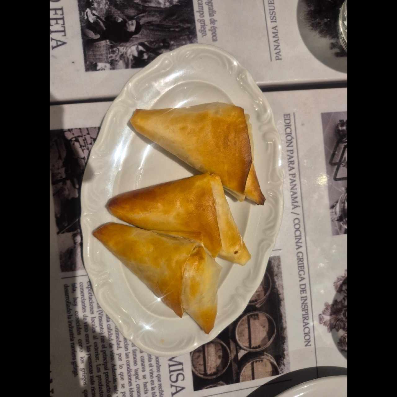 Entradas Calientes - Spanakopitakia