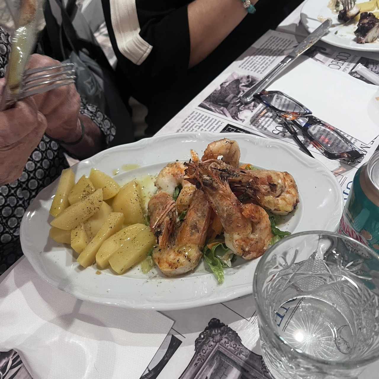 Camarones al ajillo