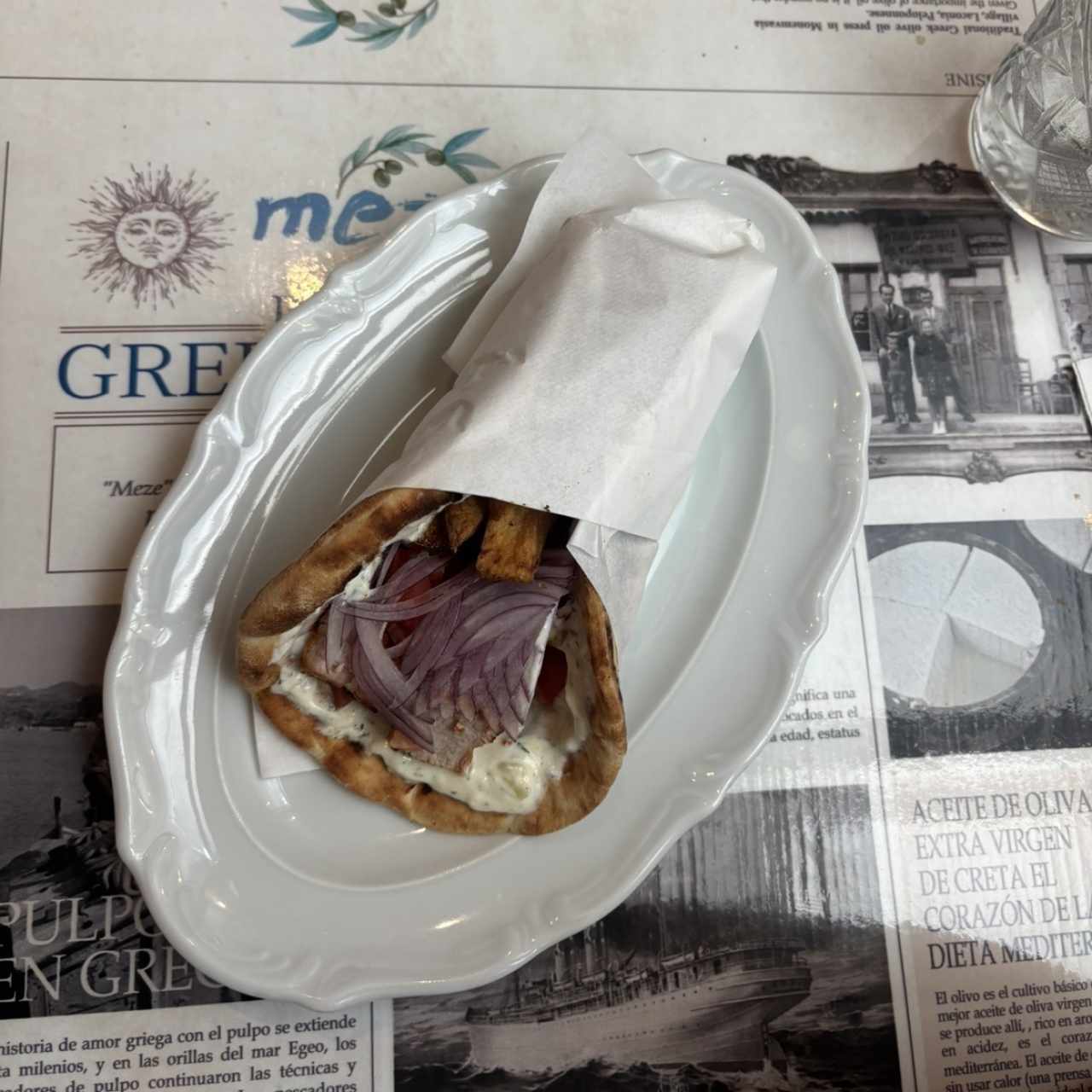 Gyro de cerdo