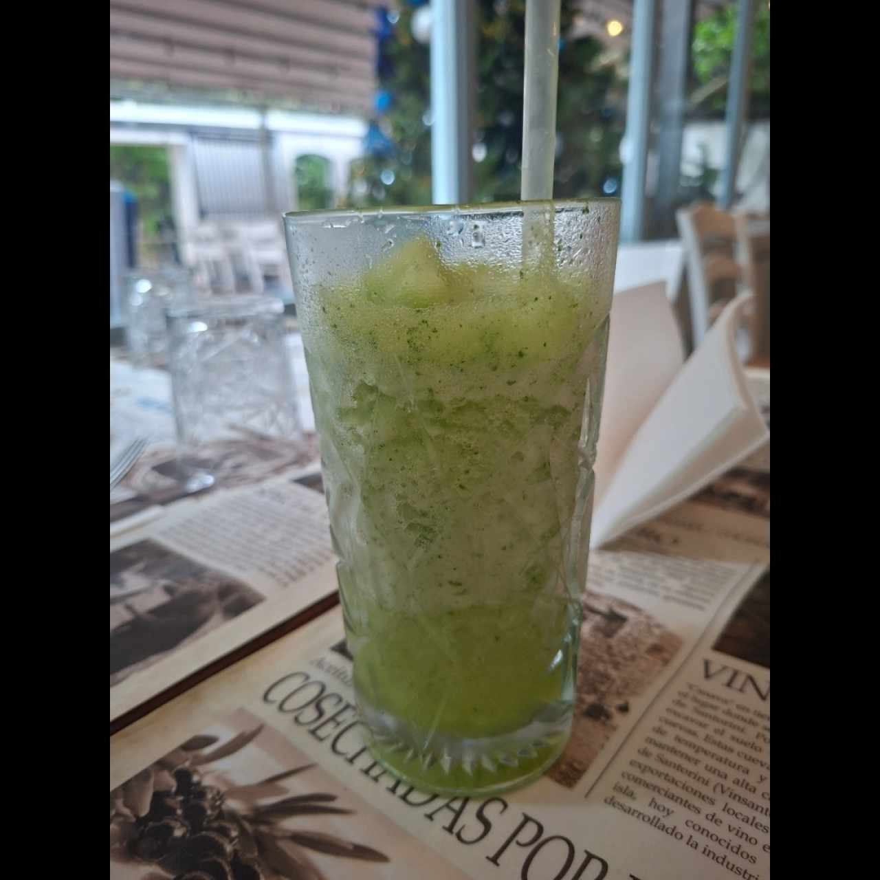 limonada con hierbabuena