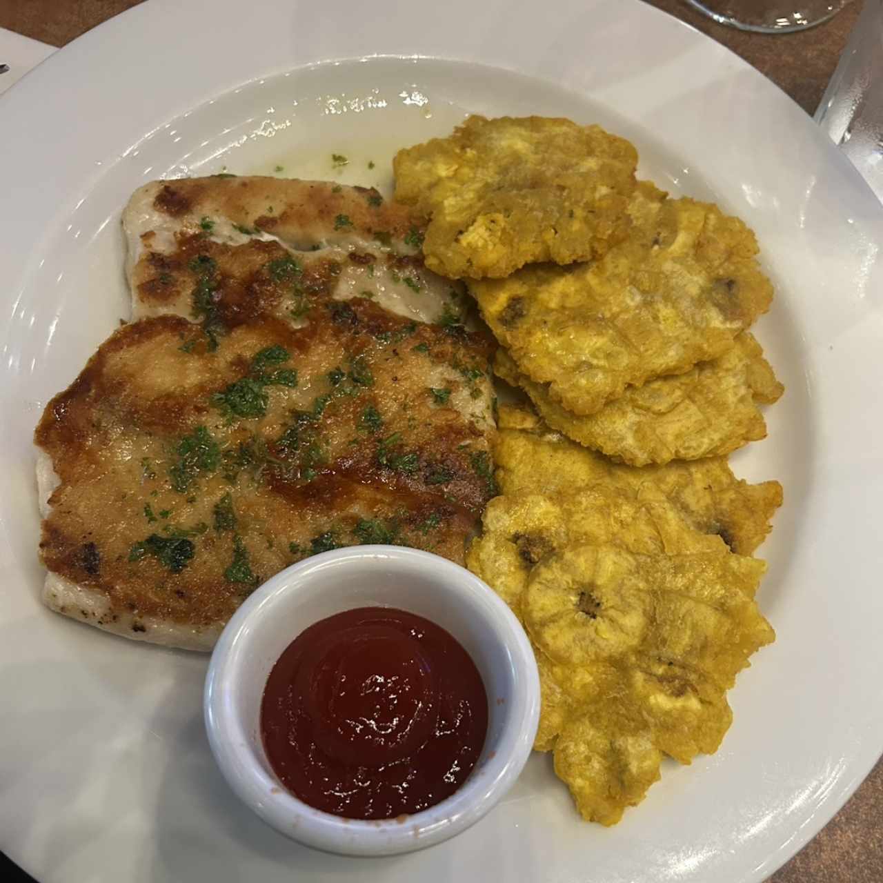 Corvina al oleo