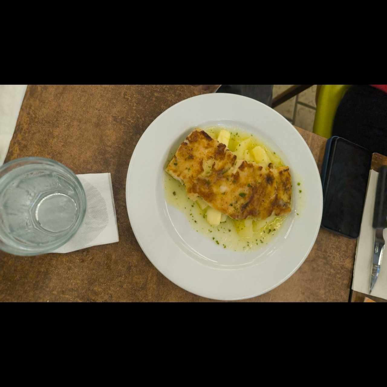 corvina al ajillo 