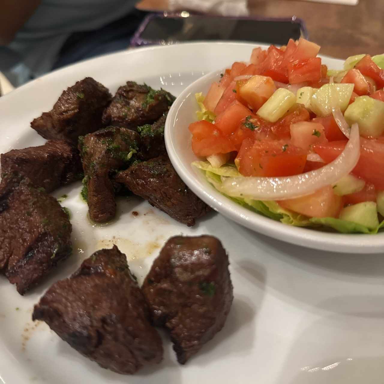 Filete al ajillo