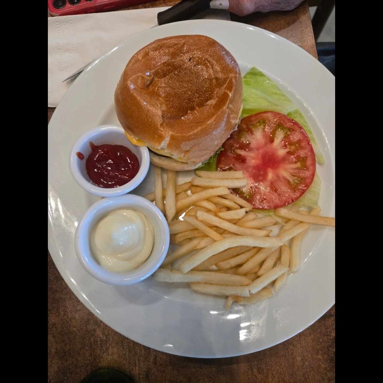 hamburgesa con queso