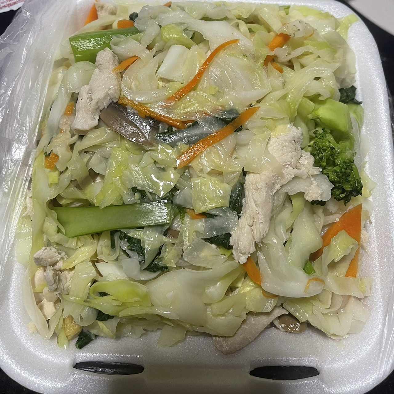 Chop suey de pollo 