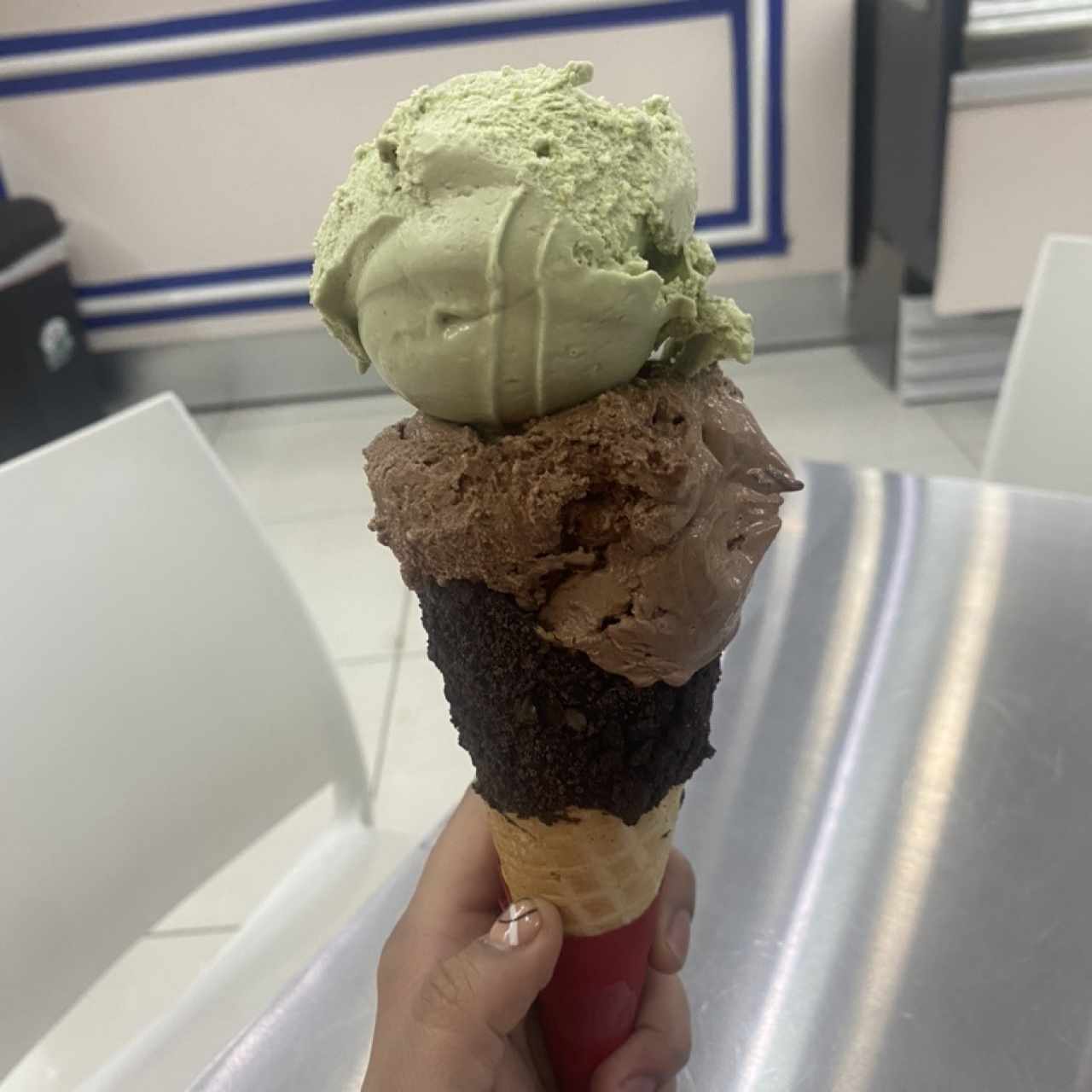 Pistacho y café 