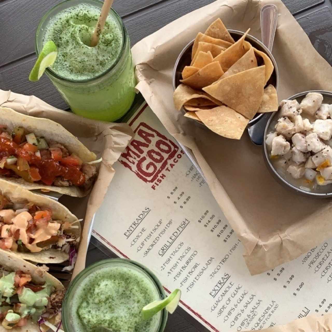 Grilled Fish - 2 Fish Tacos
