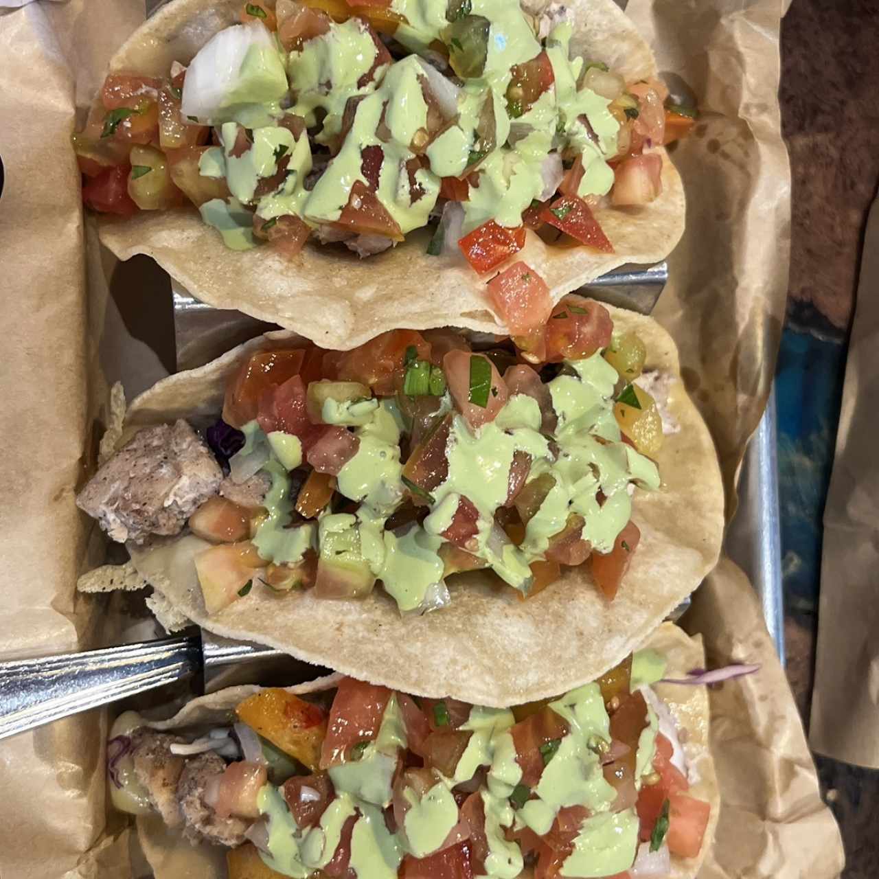 Grilled Fish - 3 Fish Tacos