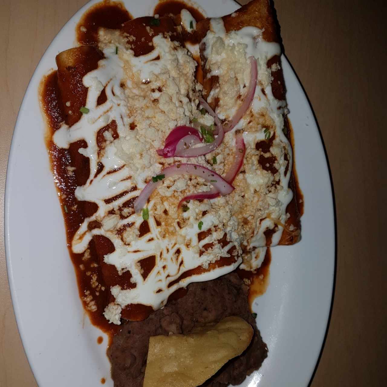Enchiladas de pollo