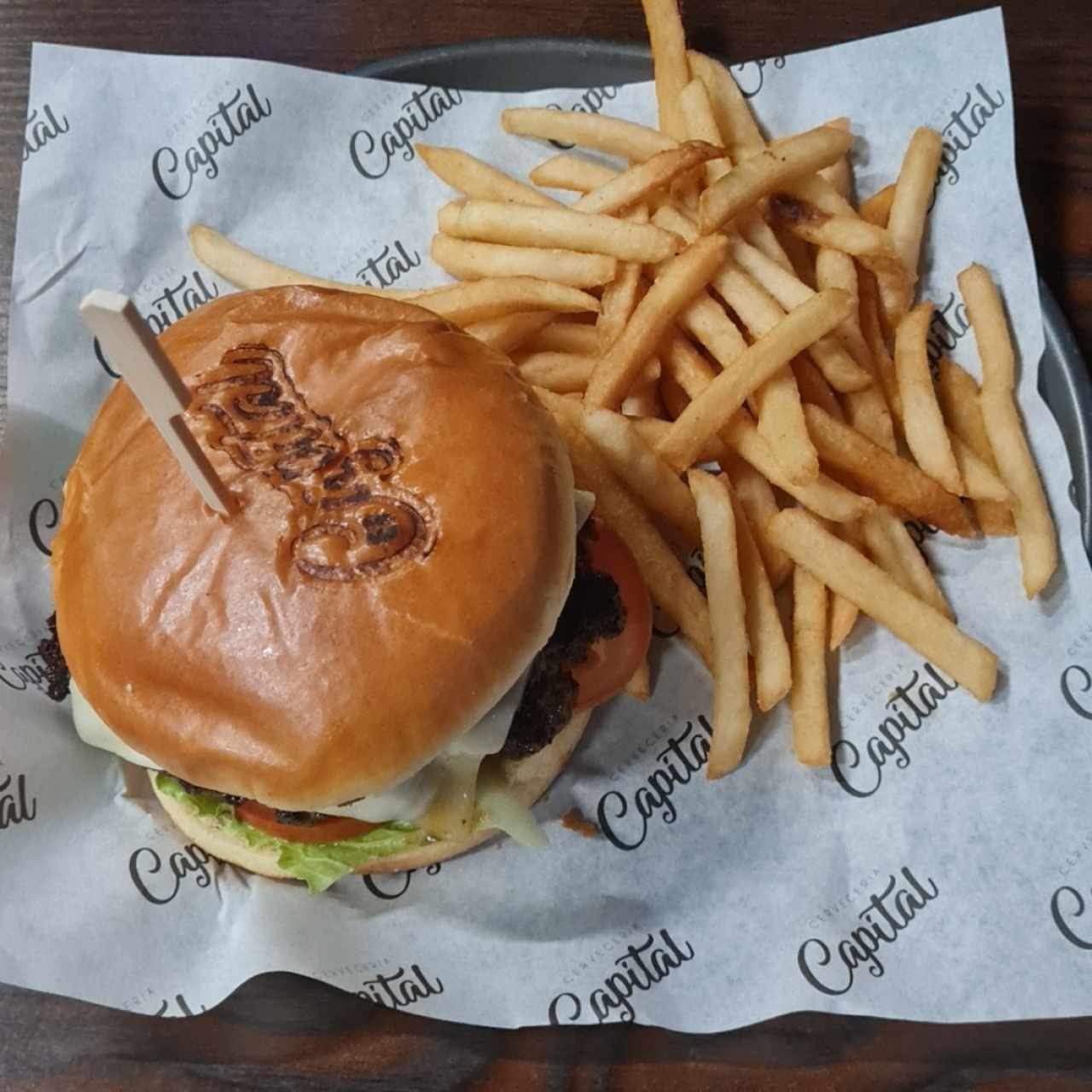 hamburguesa clásica 