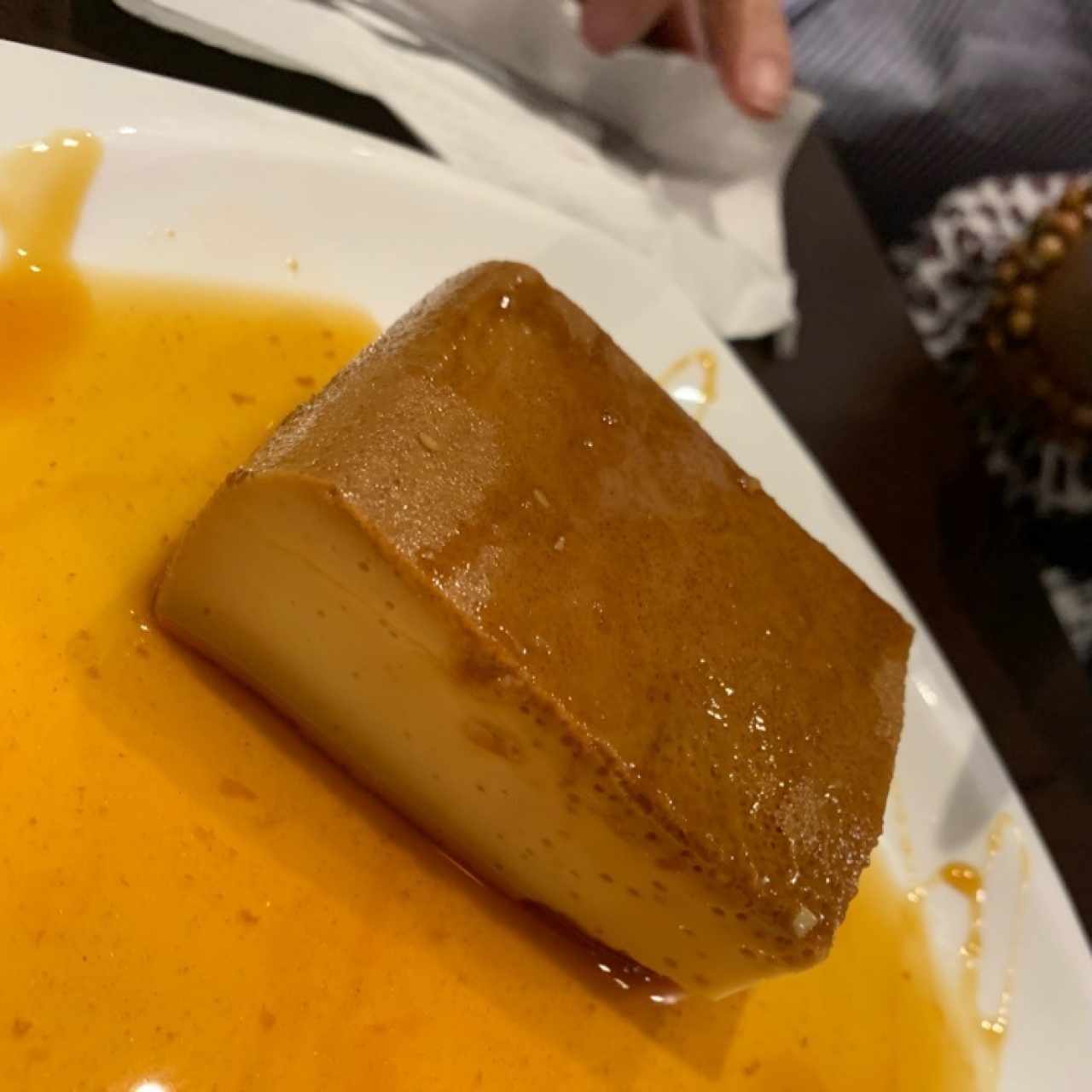 Flan de la casa