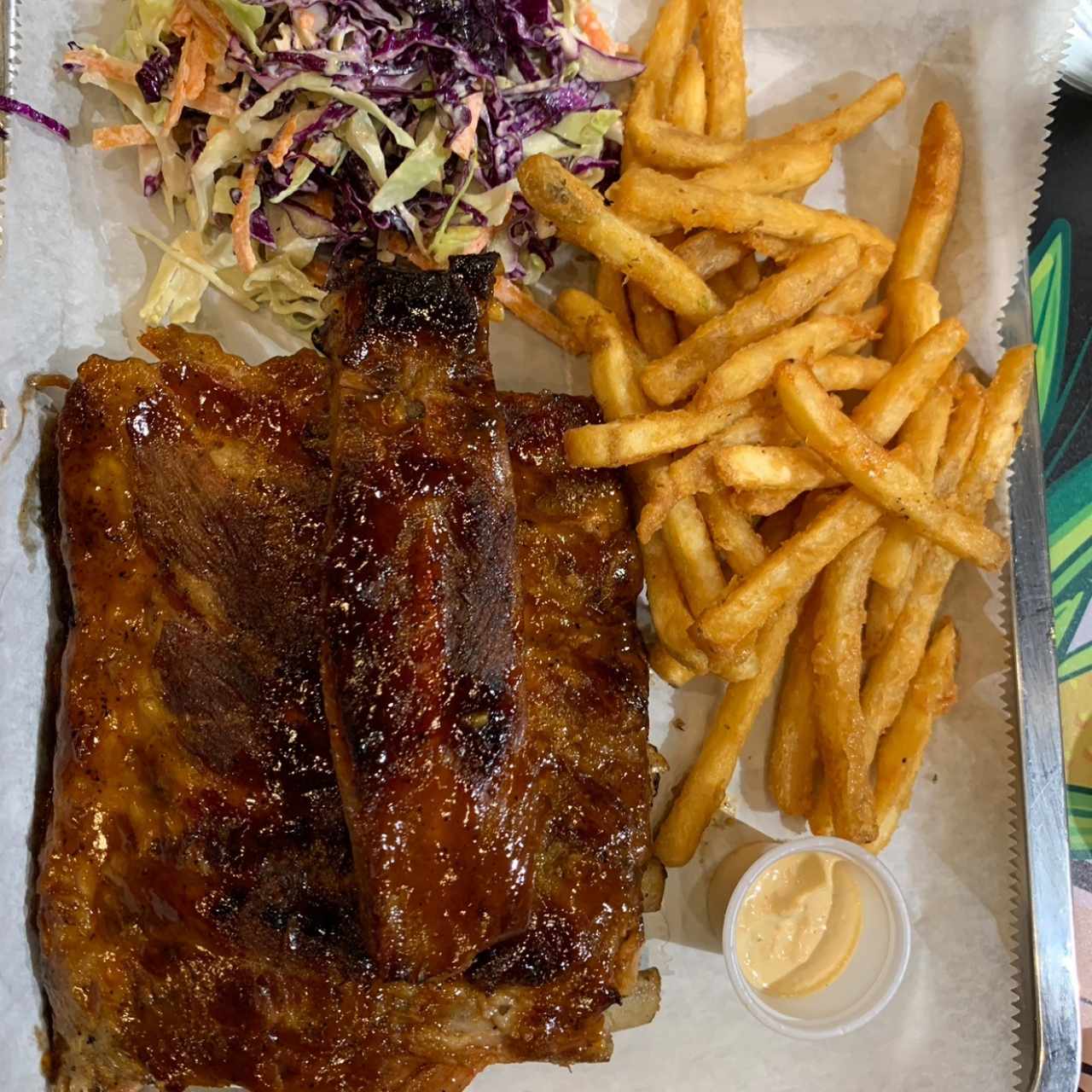 1/2 Rack de Costillas St. Louis
