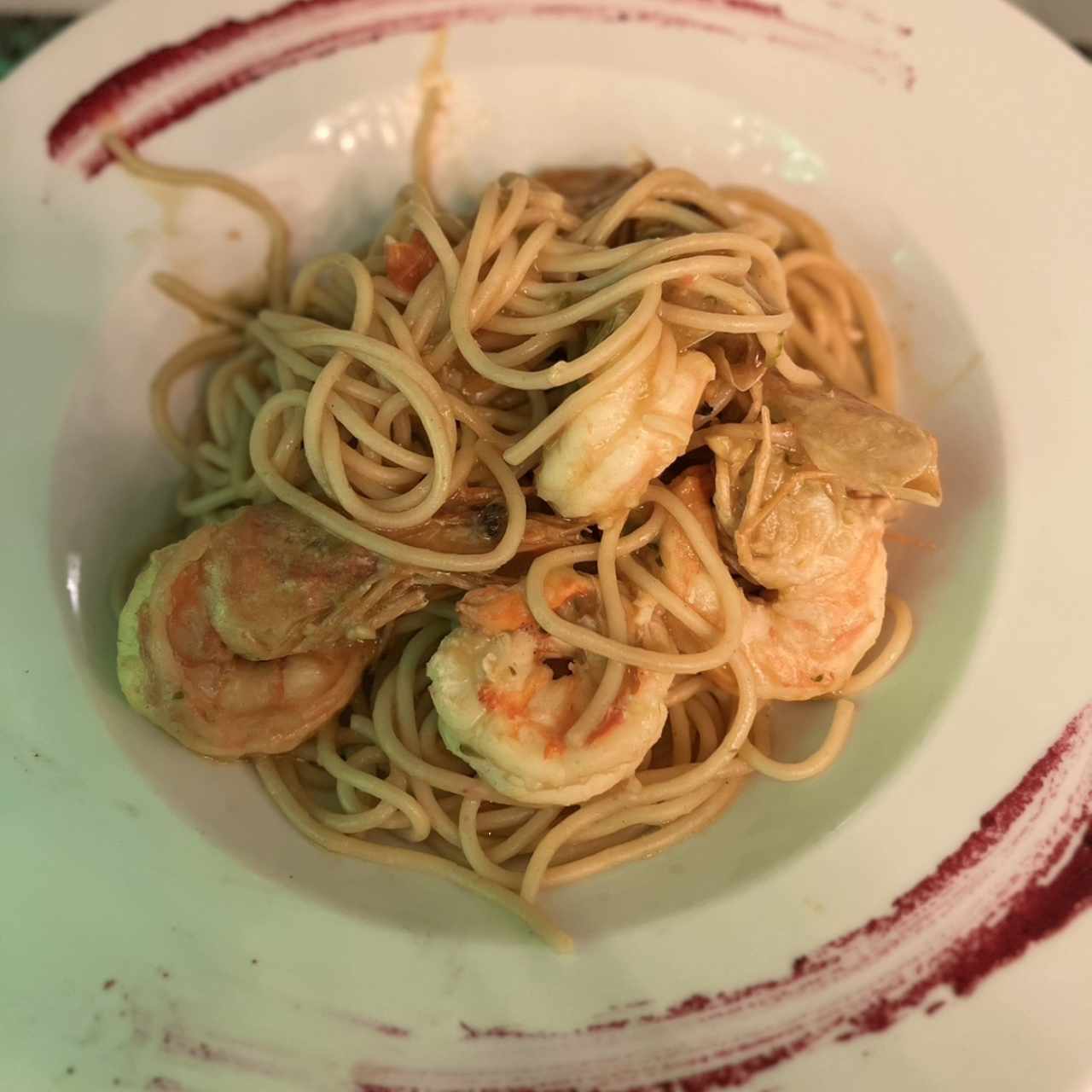 Pastas - Spaghetti con langostinos