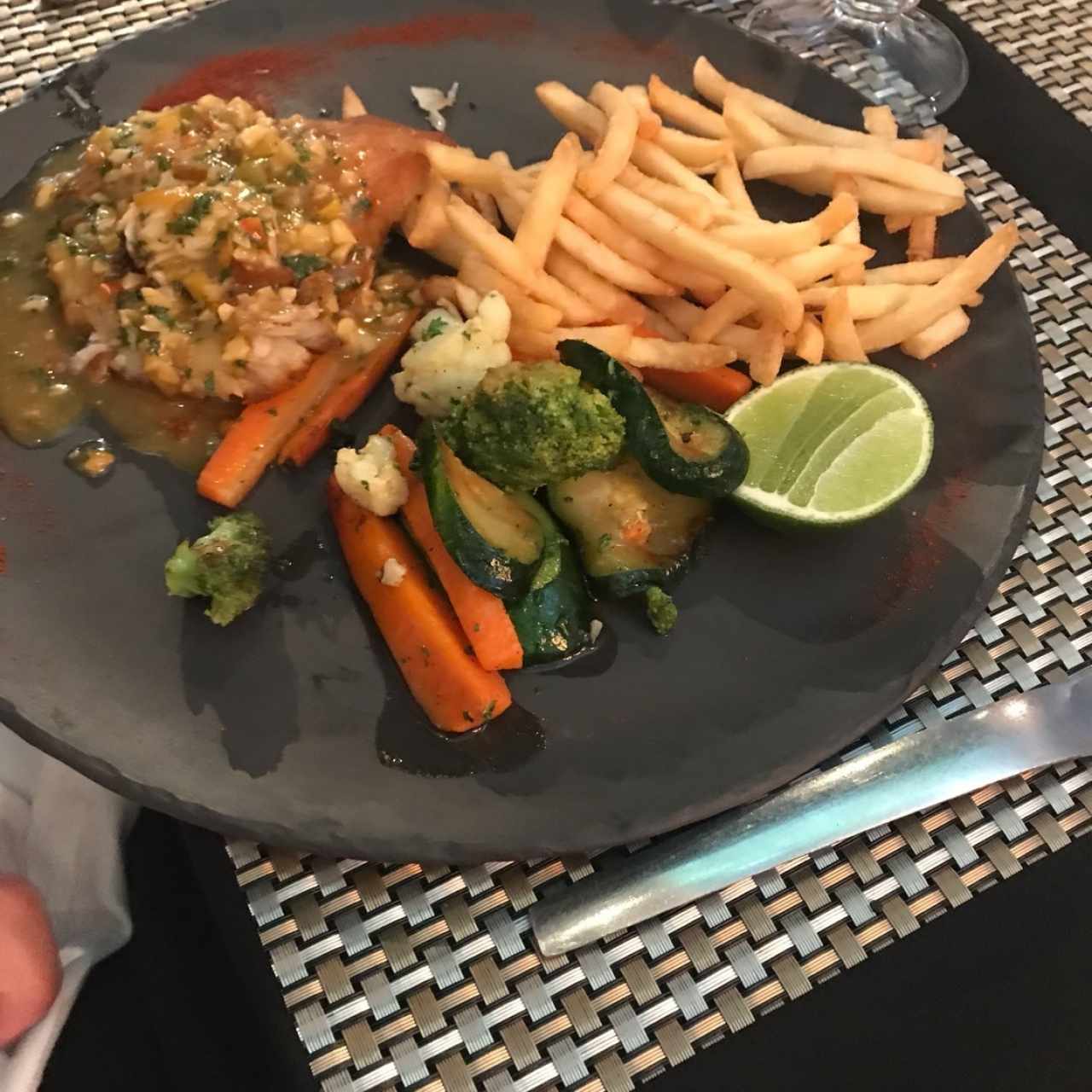 corvina al ajillo