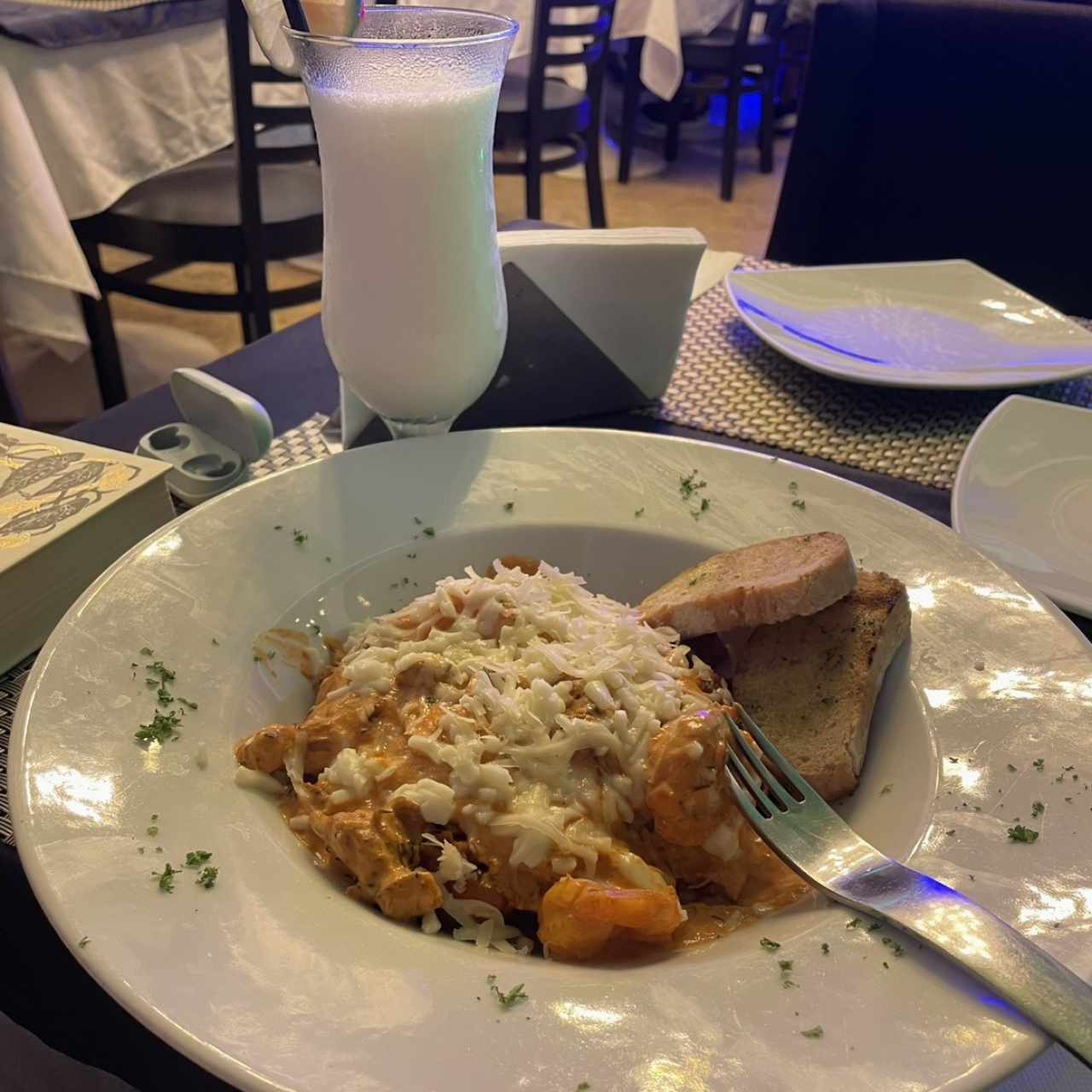 Lasaña de Mariscos