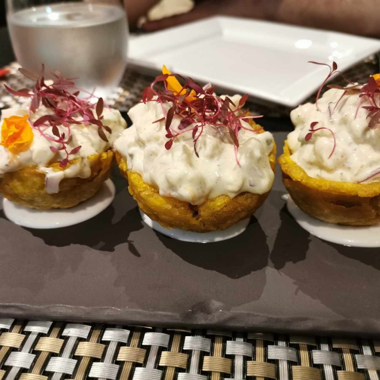 timbales de camarón