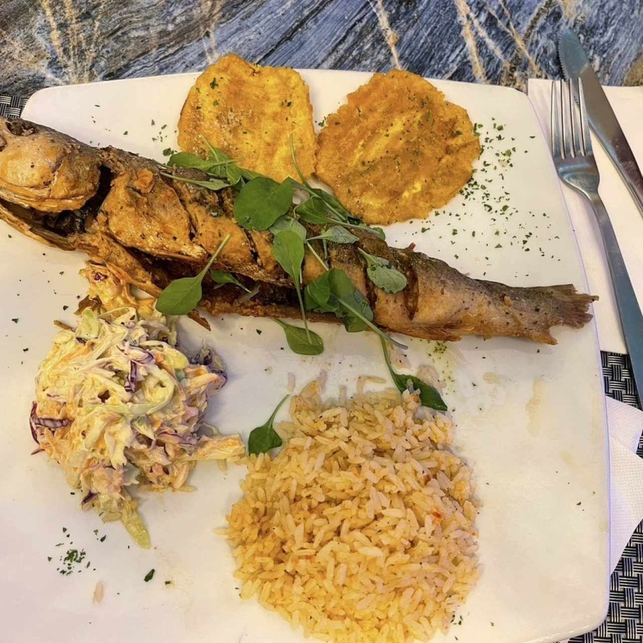 Corvina frita