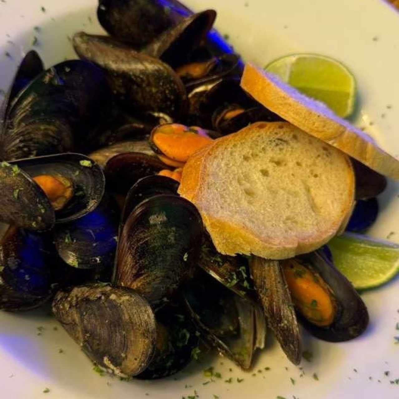 Mejillones al Vino Blanco