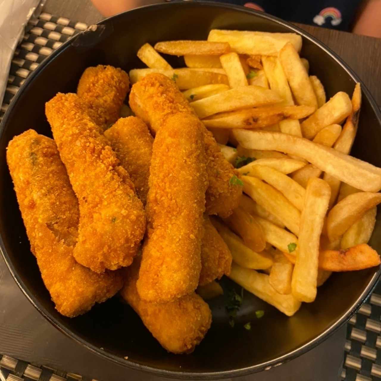 dedos de pollo para niños 