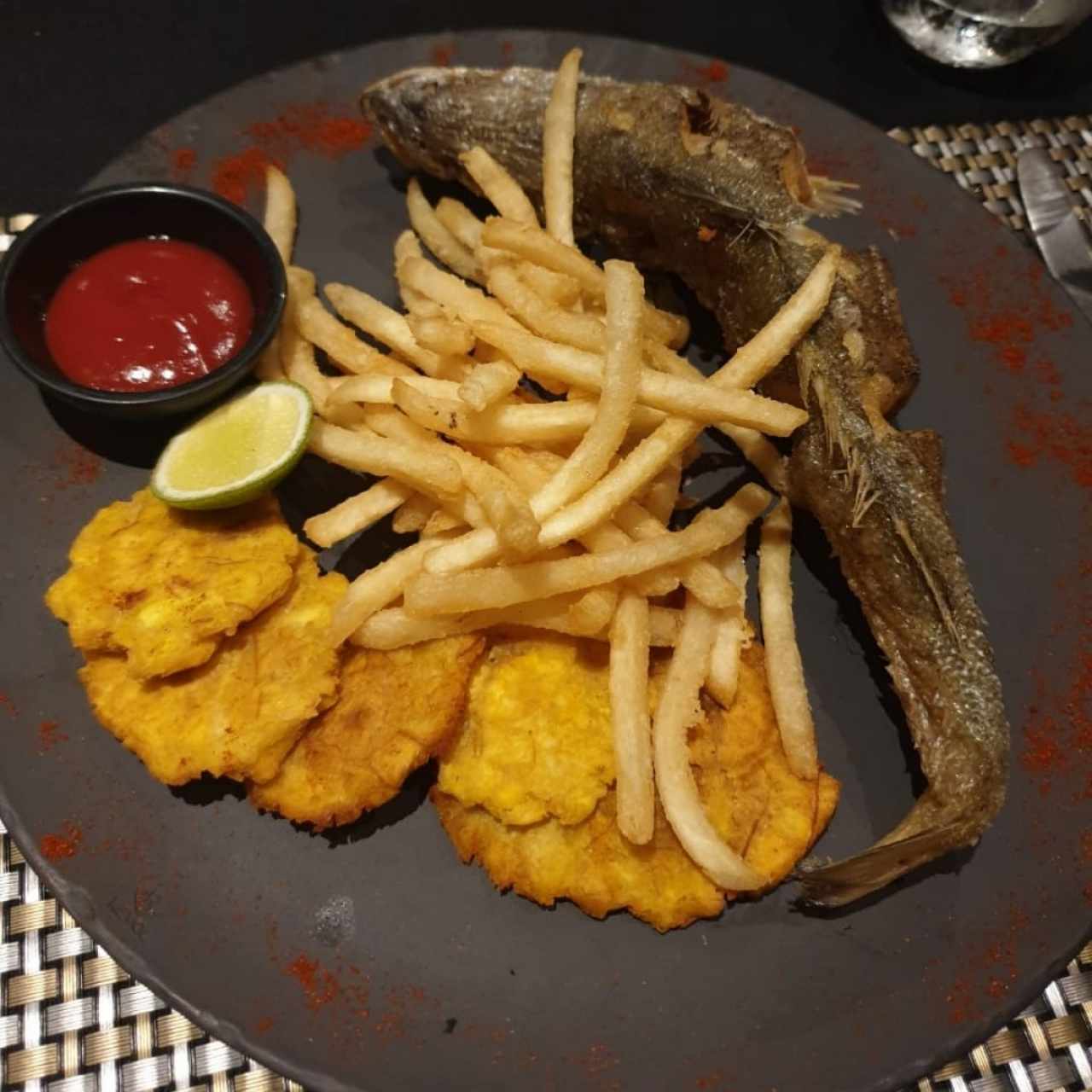 Pescado frito