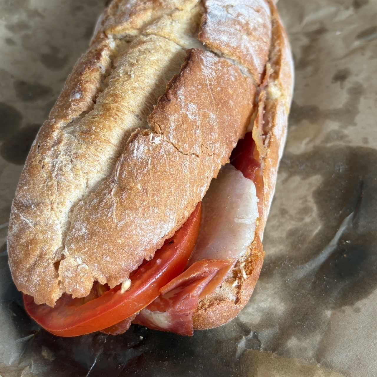 Bocadillo de jamon serrano