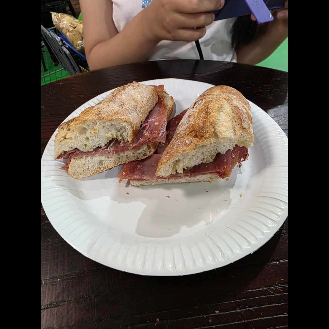 Bocadillo de jamón serrano 