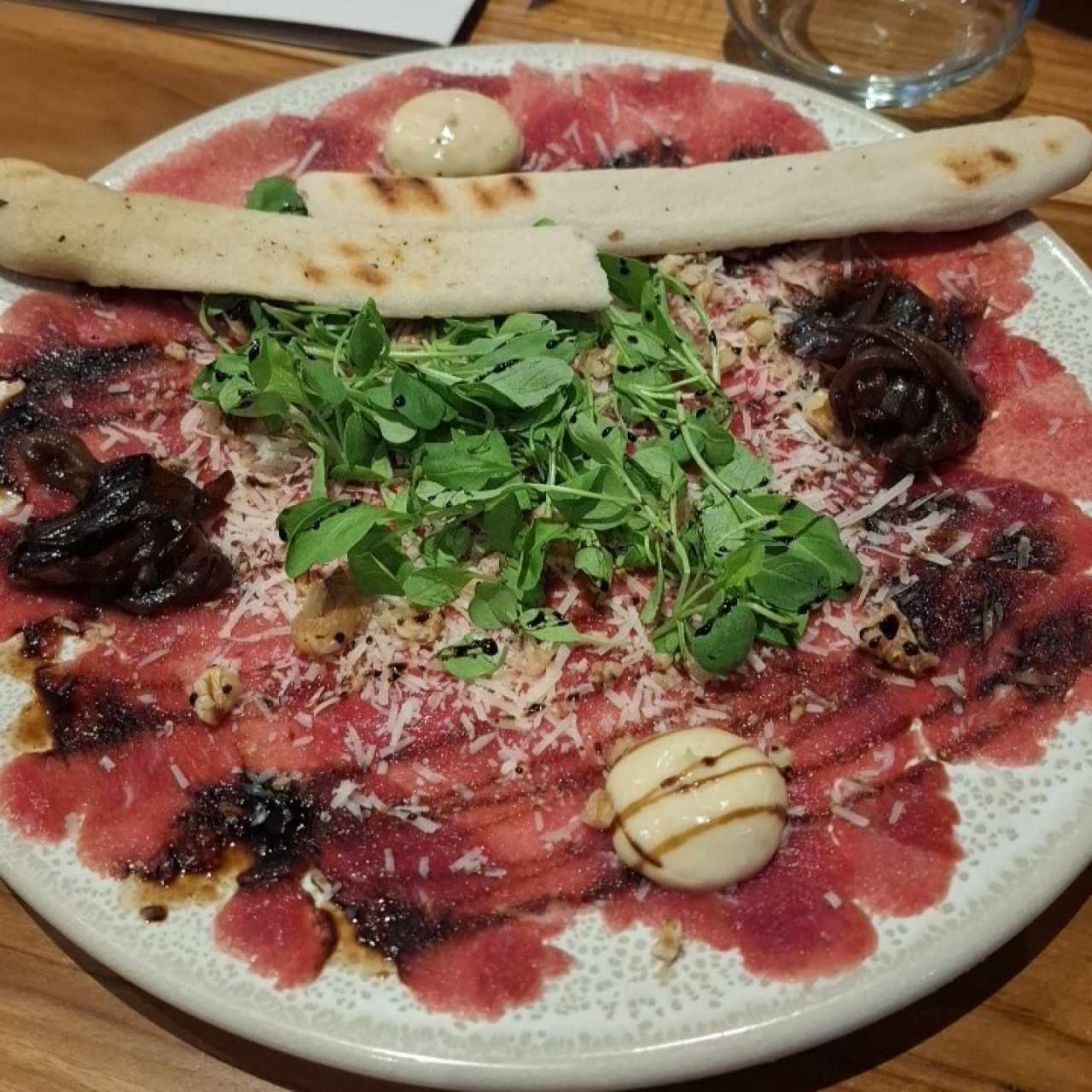 Entradas - Carpaccio de Res