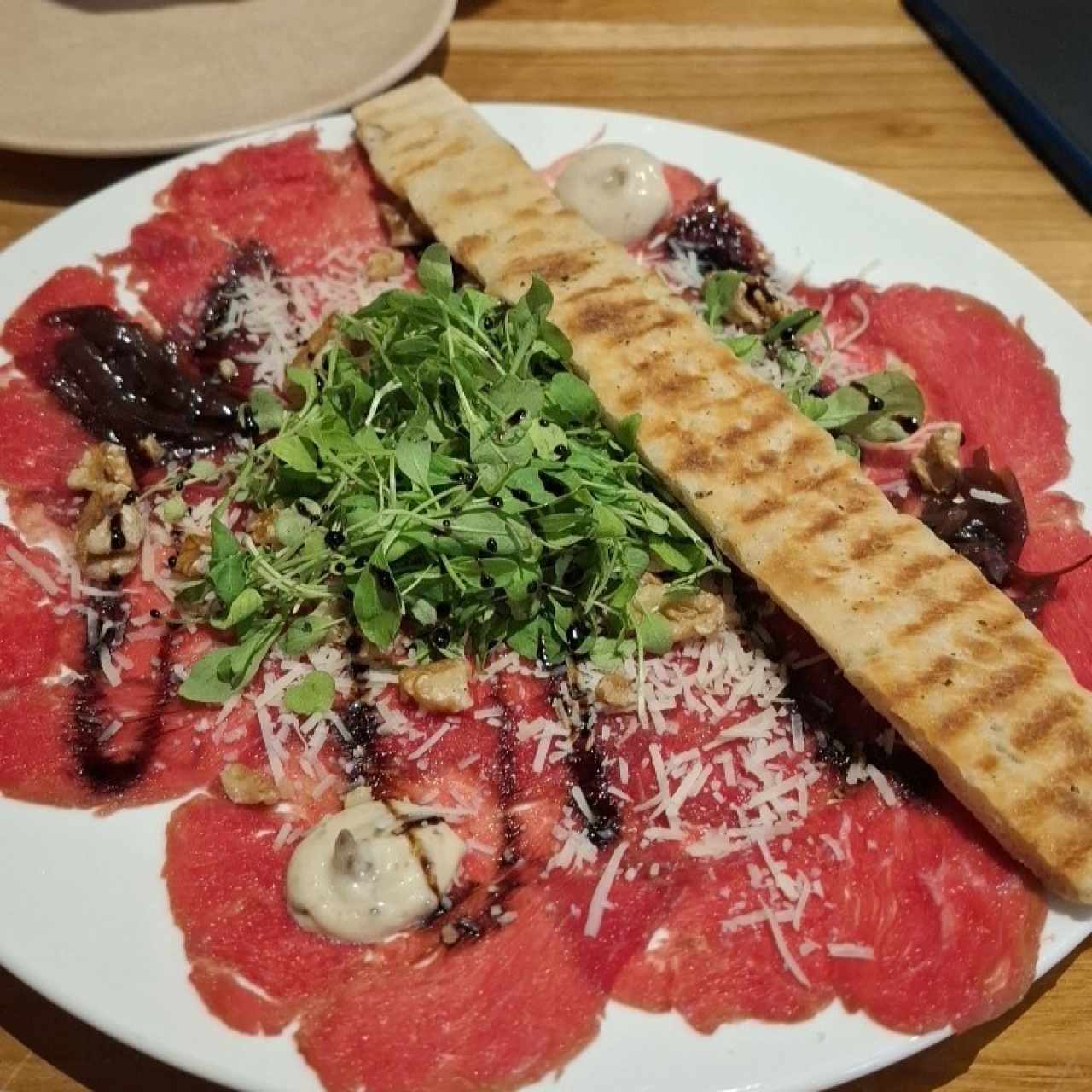 Entradas - Carpaccio de Res