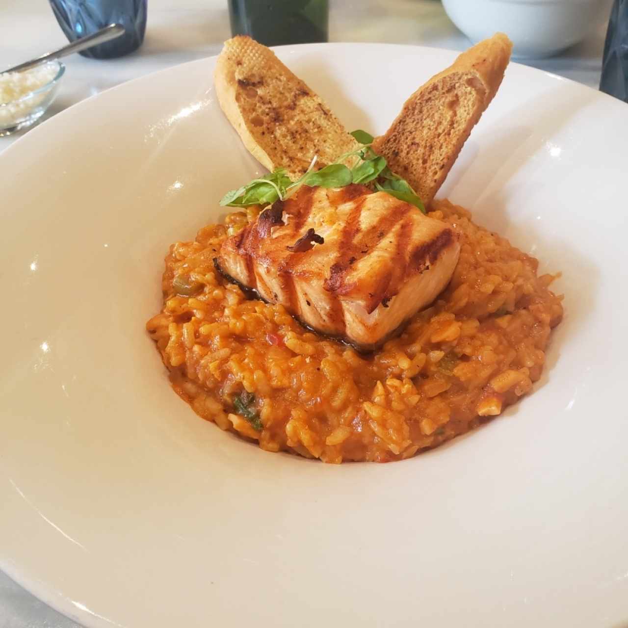 Rissoto con Salmón 