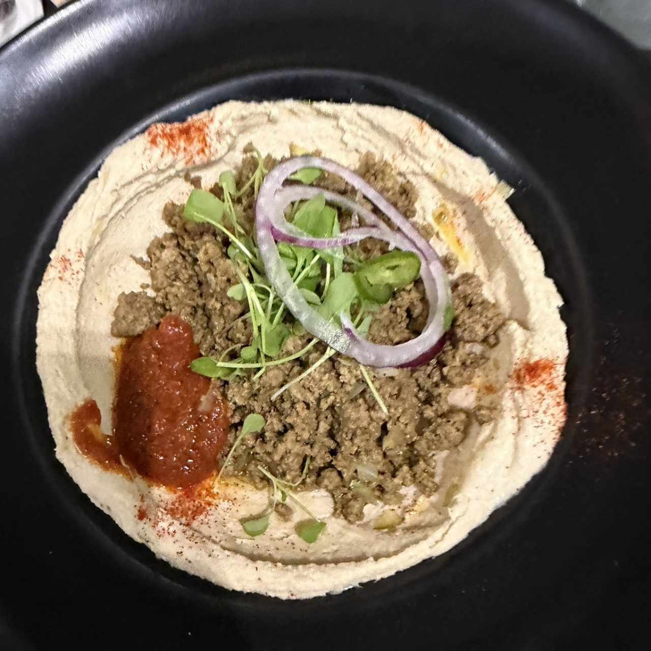 Hummus de Carne Molida