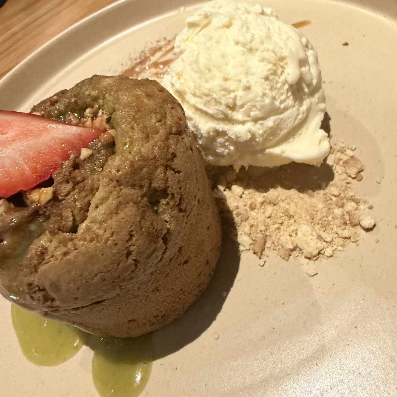 Soufflé de Pistacho