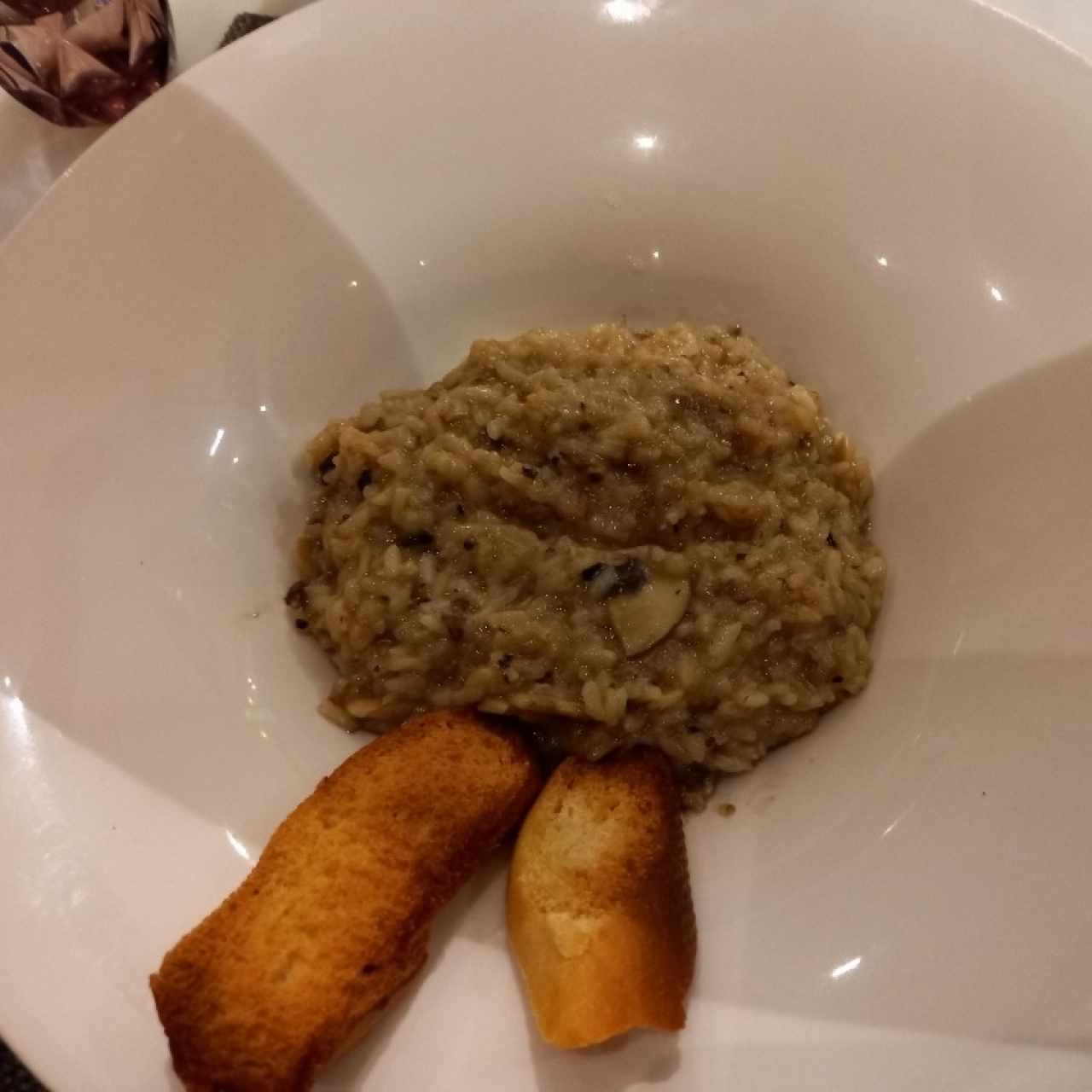 risotto de hongos