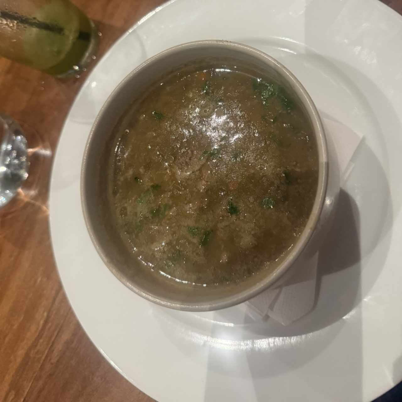 Entradas - Sopa de Lentejas