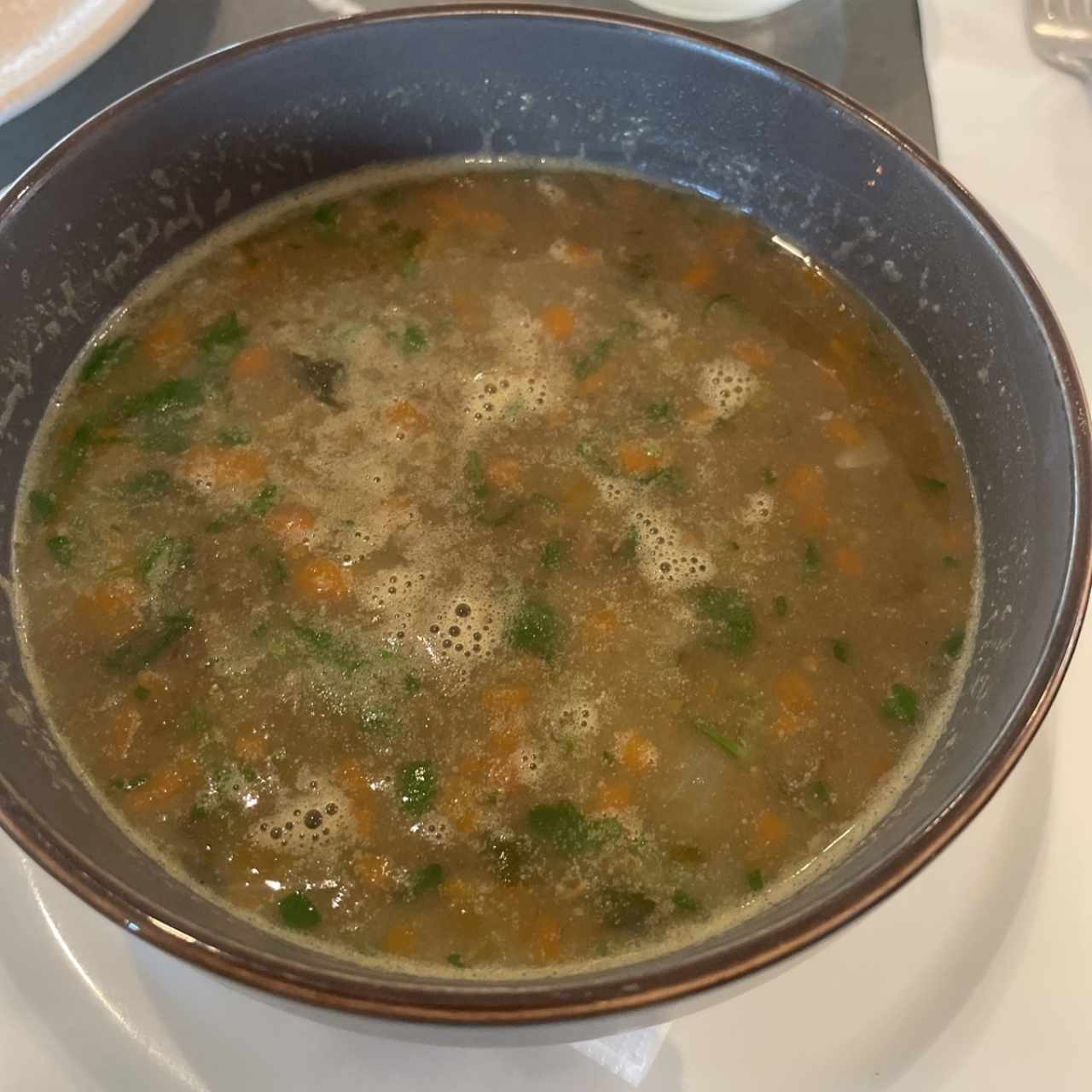 Entradas - Sopa de Lentejas
