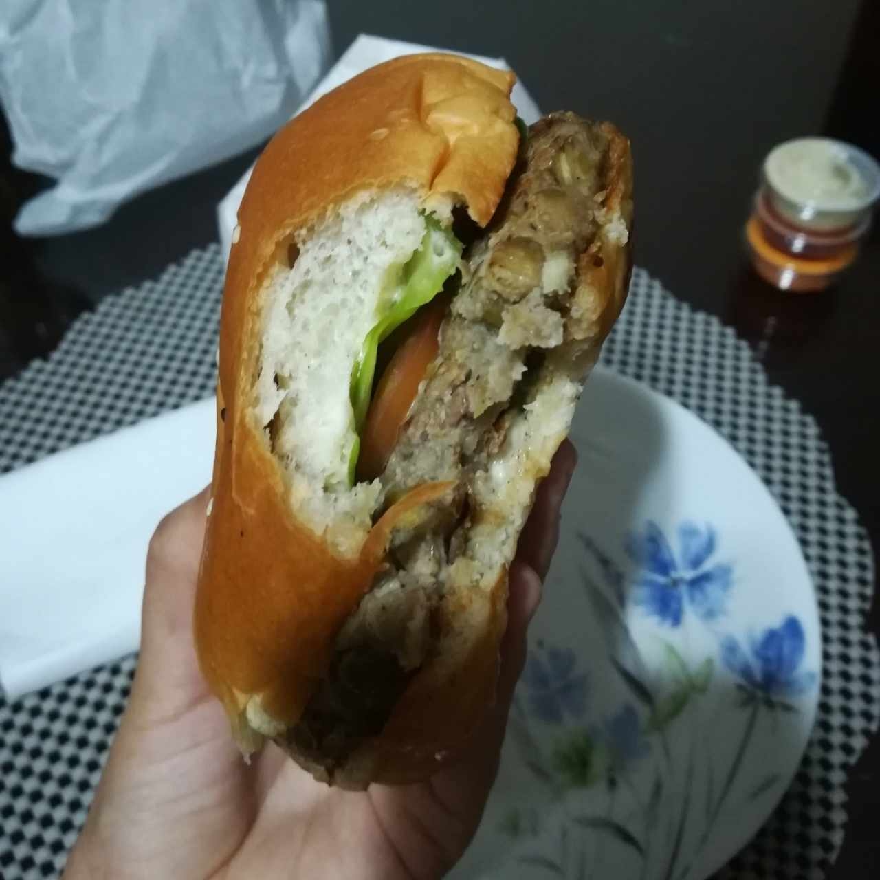 amburguesa vegetariana 