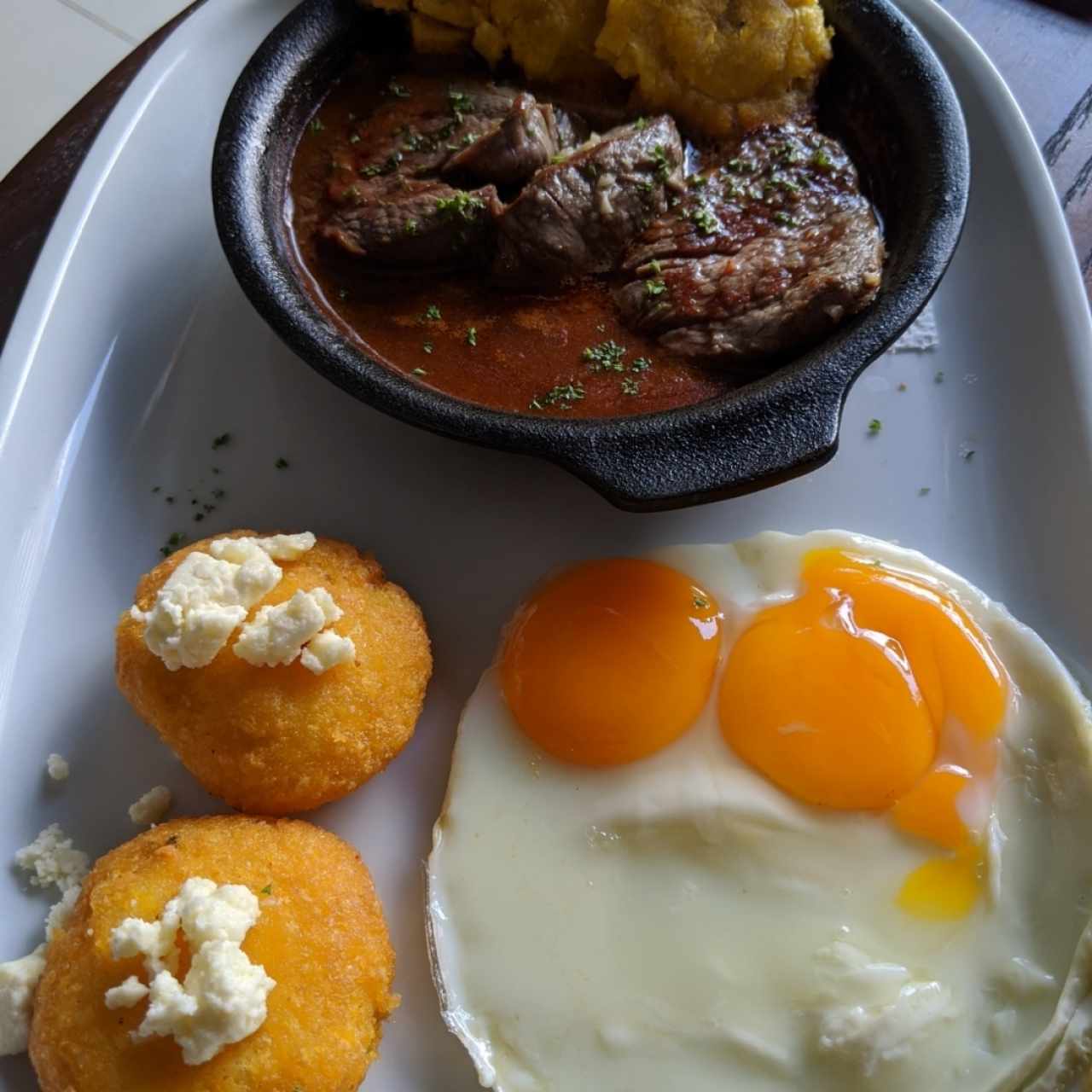 Panamaian breakfast