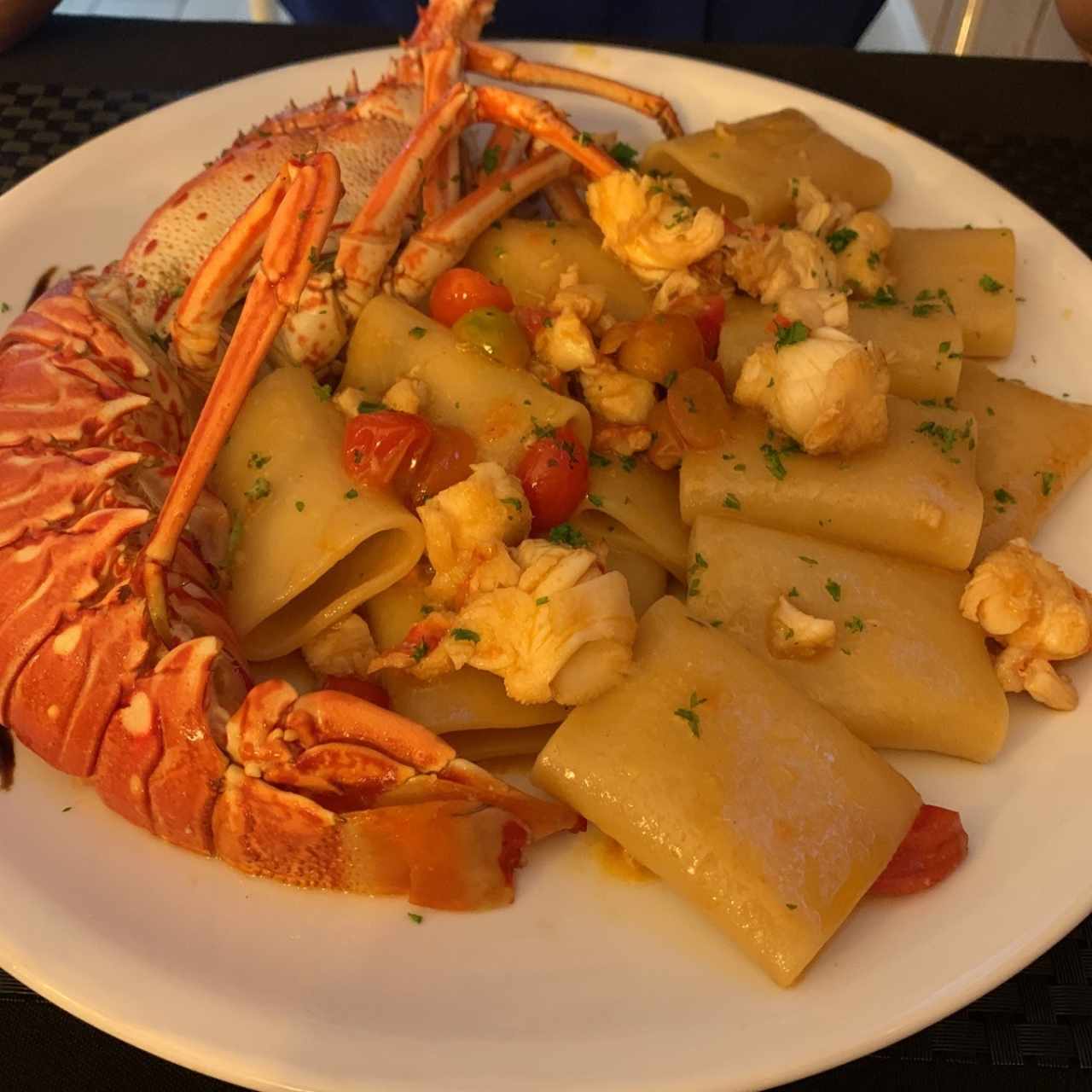 Paccheri con Aragosta