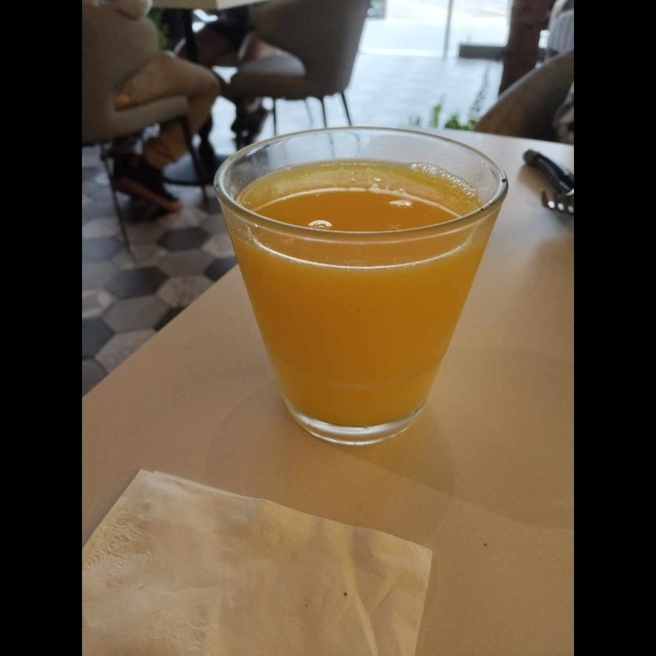 Jugo natural de naranja